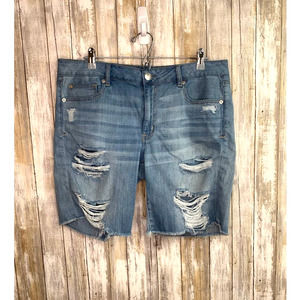 American eagle denim bermuda shorts